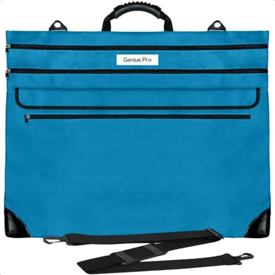 

Art Portfolio With an Elegant Design Folder for Artworks Adjustable Padded Shoulder Strap Art Portfolio Case Bright Color Impac