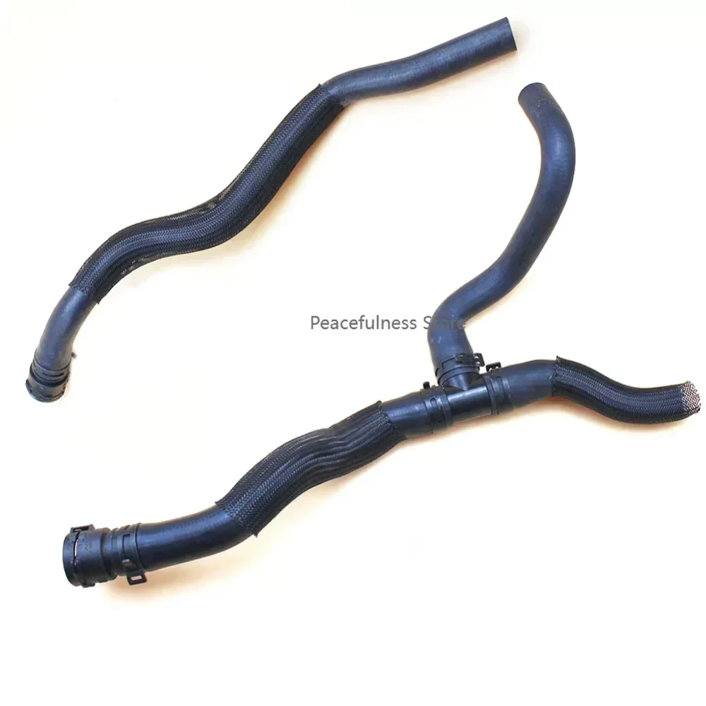 

95390887 95390883 Set of 2 RADIATOR Three-way Water Pipe Inlet & Outlet Hose For 2010-2015 Che&vrolet Cruze 9075007 9075008