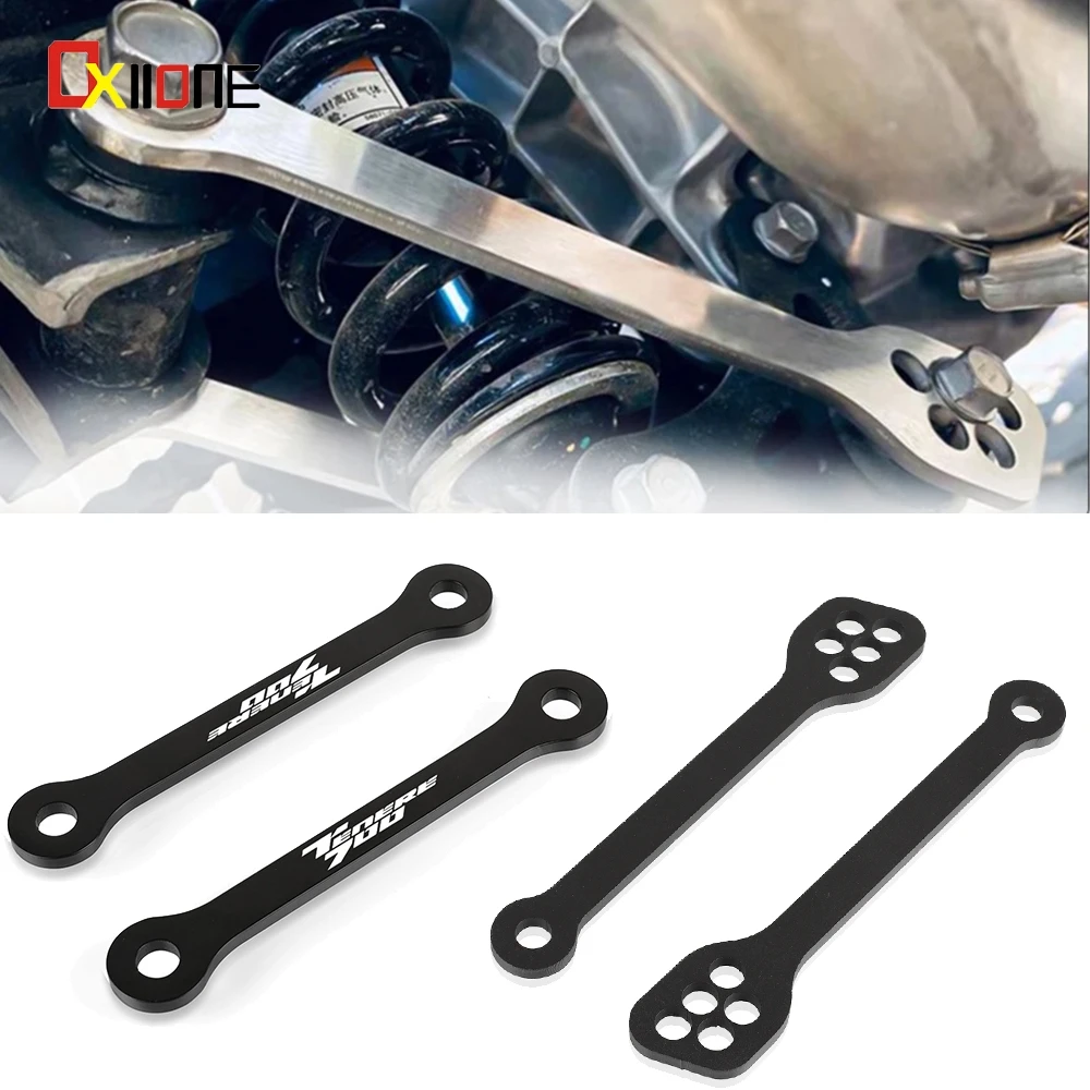 Rear Arm Suspension Cushion Lever For Yamaha Tenere700 XTZ690 Tenere 700 2019-2024 Linkage Lowering Link Extended Lower Kit