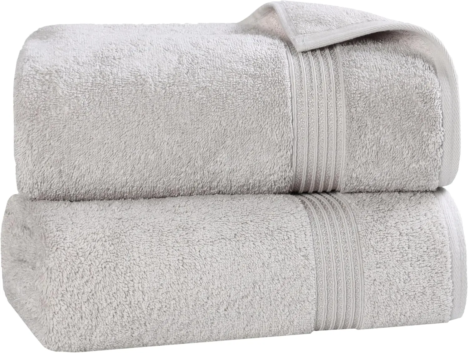 

Набор из 2-х банных полотенец из египетского хлопка, увеличенного размера для взрослых и детей, мягкие, для ванны, душа, спа, спортзала