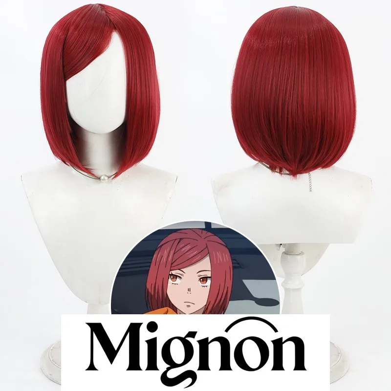 

Fire Force Lisa cosplay wig third generation ability bob cut Halloween gift