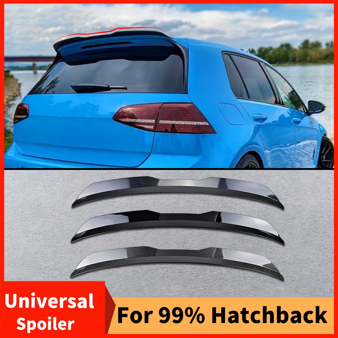 99cm Roof Rear Universal Spoiler Wing Tuning Accessories Boot Trunk Lip For 99% Hatchback Audi A3 VW Golf Car Tuning Accessories