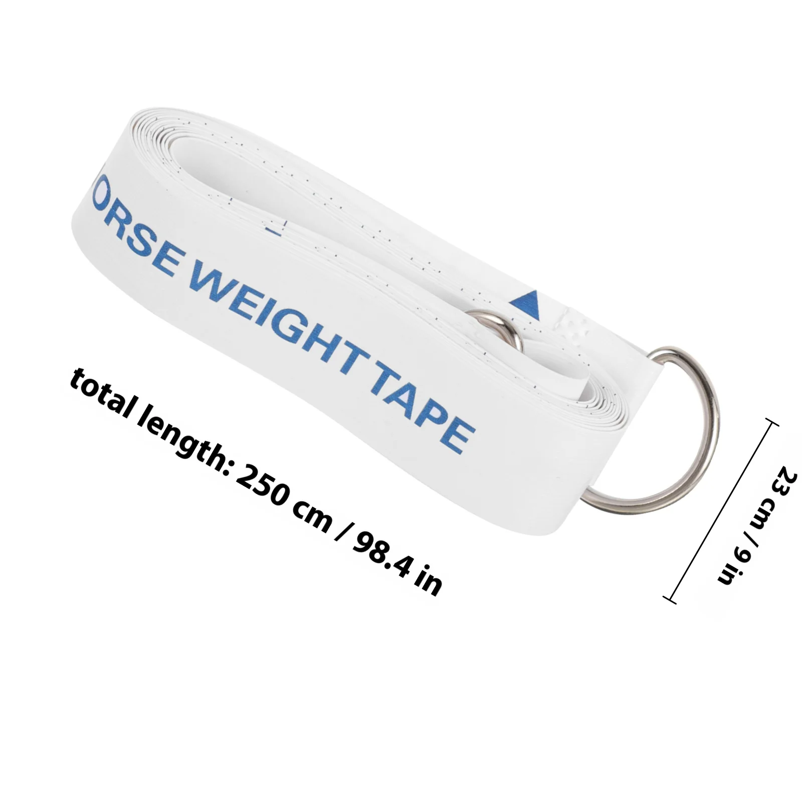 شريط قياس صغير محمول على شكل حصان، شريط قياس PVC مرن لقياس وزن الحصان وارتفاع الصدر والماشية