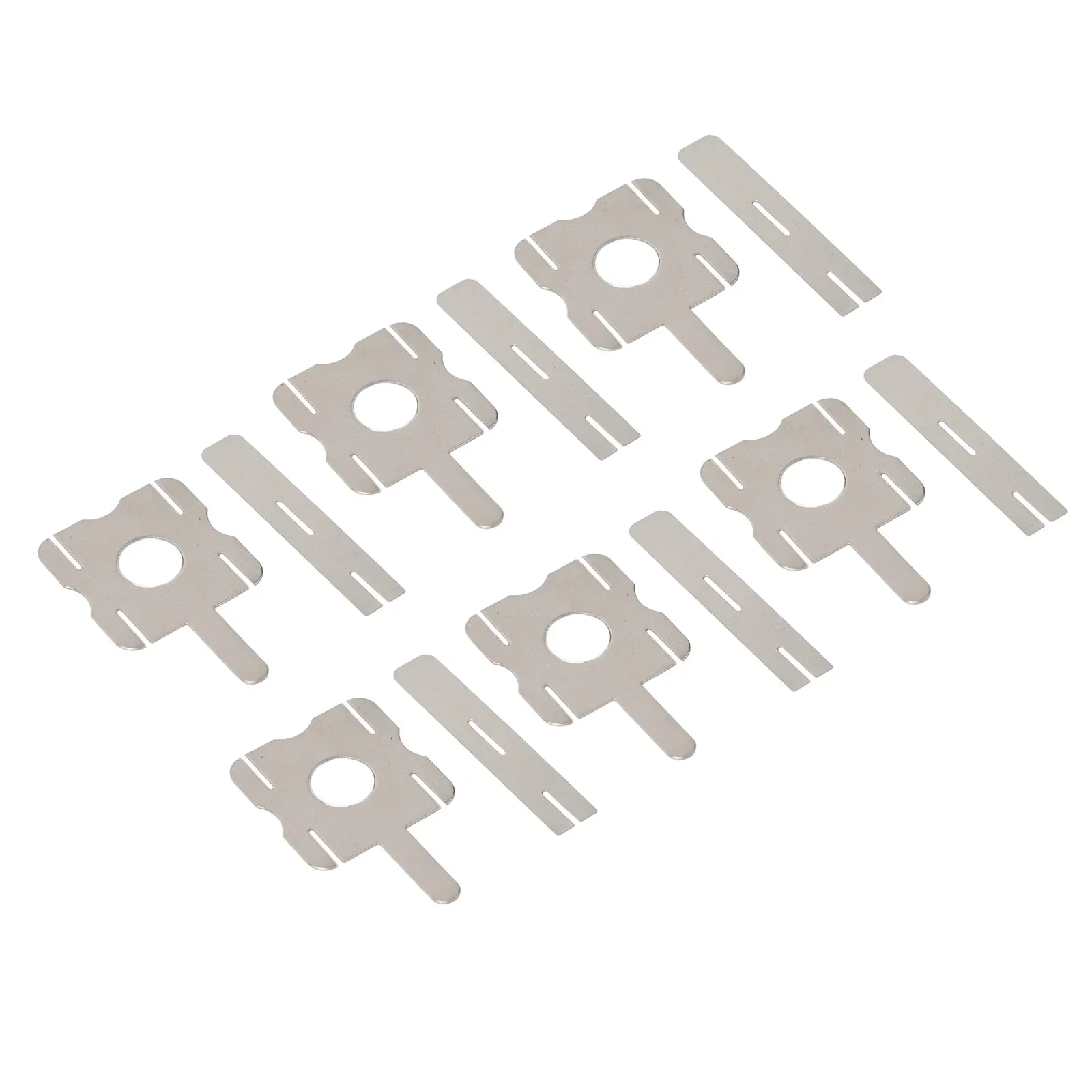 Spot Welding Y-shaped Nickel Strip 26*22mm 5 Set(30PCS) Low Resistivity Nickel-plated Steel No Scratch Easy To Weld