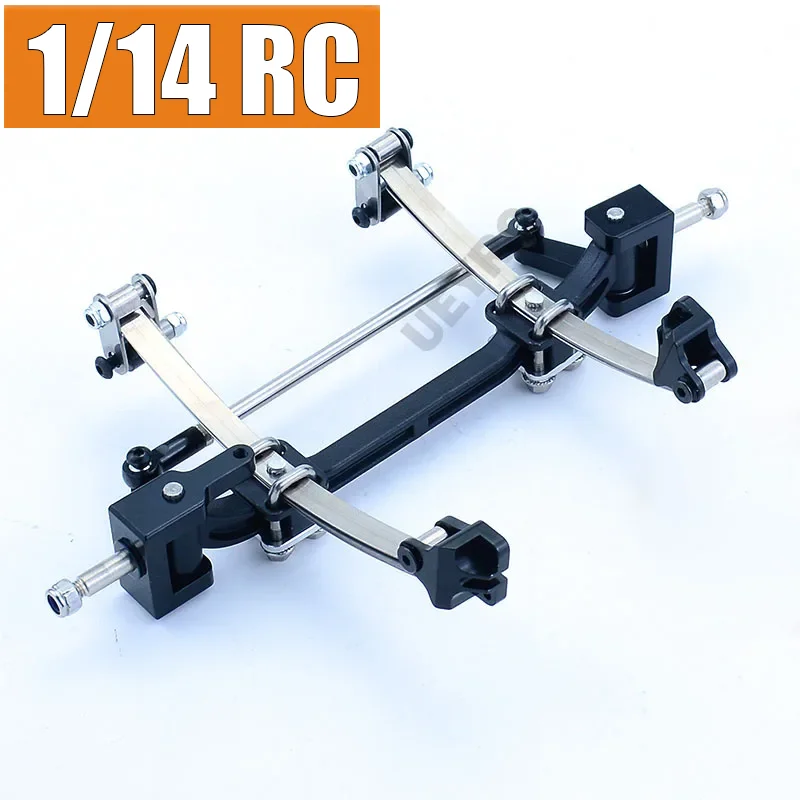 

1:14th Scale RC Truck Metal Front Axle Suspension Kit Spring Lugs Set for SCANIA Tamiya 770S R620 for VOLVO ACTROS AROCS Car