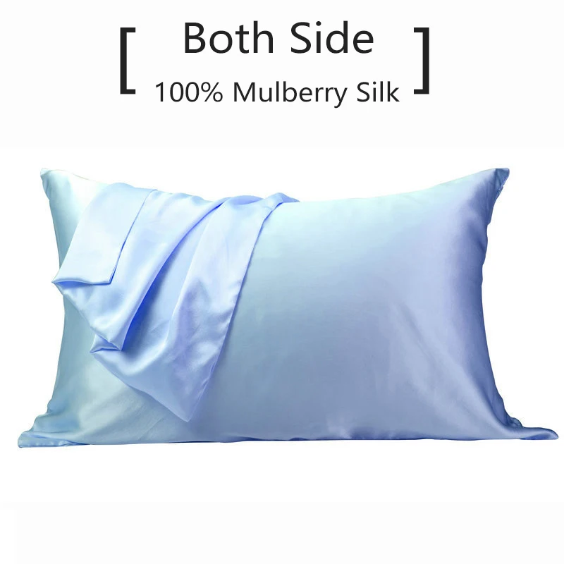 

100% Silk Pillowcase 19 Momne Natural Mulberry Silk Pillow Case Protect Hair Skin Any Size Customized Bedding Pillow Cove