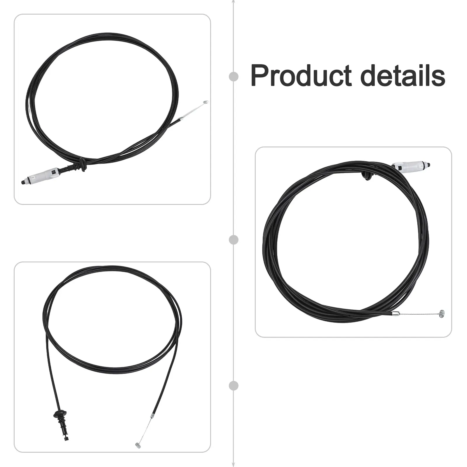 Fuel Door Cable Replacement For Toyota For Hilux 2004-2015 LHD ABS Construction Matches 77035-0K130 Automobiles Parts