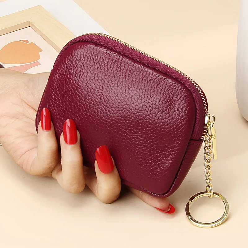 

Fashion hand zipper small wallet women's mini small bag storage key bag card bag coin change bag