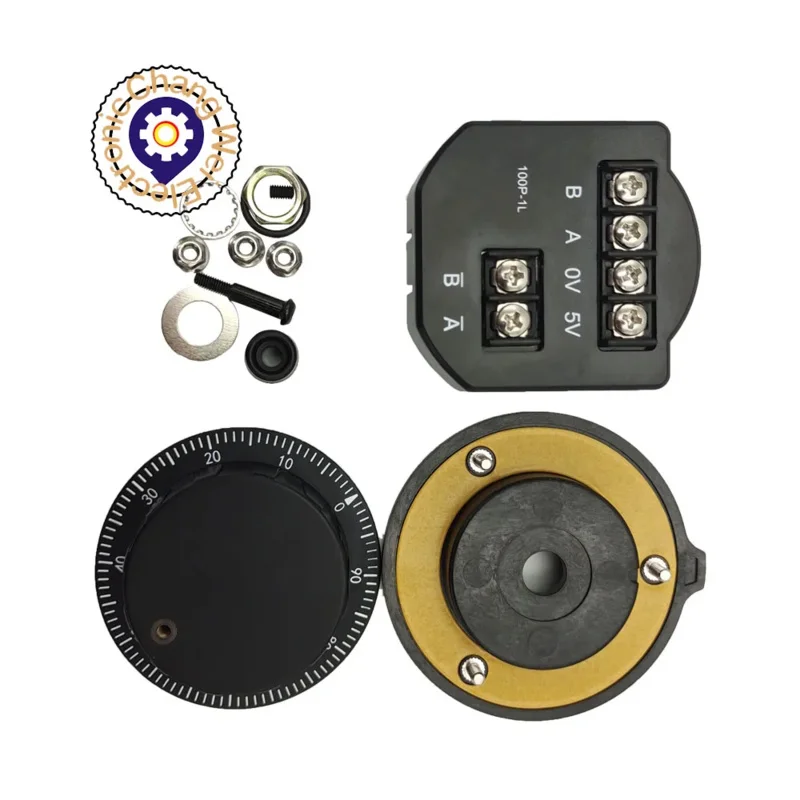 

CNC Machine tools KND and other Panel electronic Handwheel encoders YP600-100B-1L, manual pulse generators, metal gears