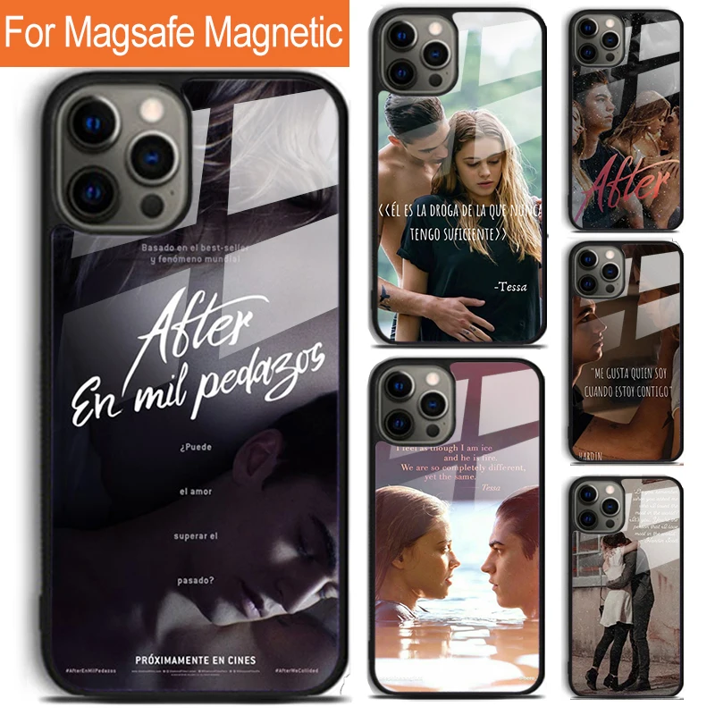 After We Collided Hardin Scott Tessa Phone Case For iPhone 16 15 14 13 12 Pro Max Plus Magsafe Magnetic Wireless Charging Cover