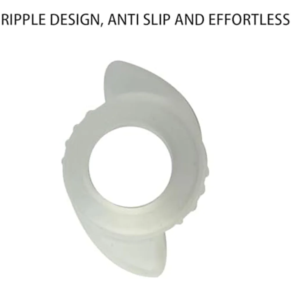 Soft Rubber Door Handle Grip Covers For Accessibility Converts Round Knobs To Lever Handles Clear Design Fit