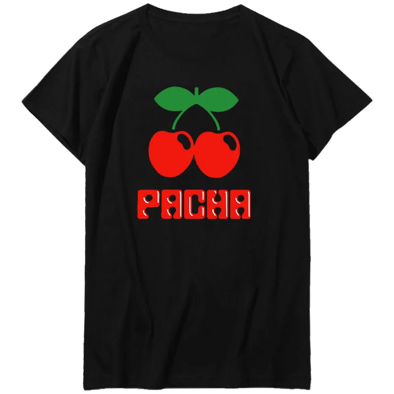 Pacha Ibiza House Cool Dance Space Privilege White Island Fashion Unisex Graphic T Shirts Cotton T Shirt Summer Men Clothing