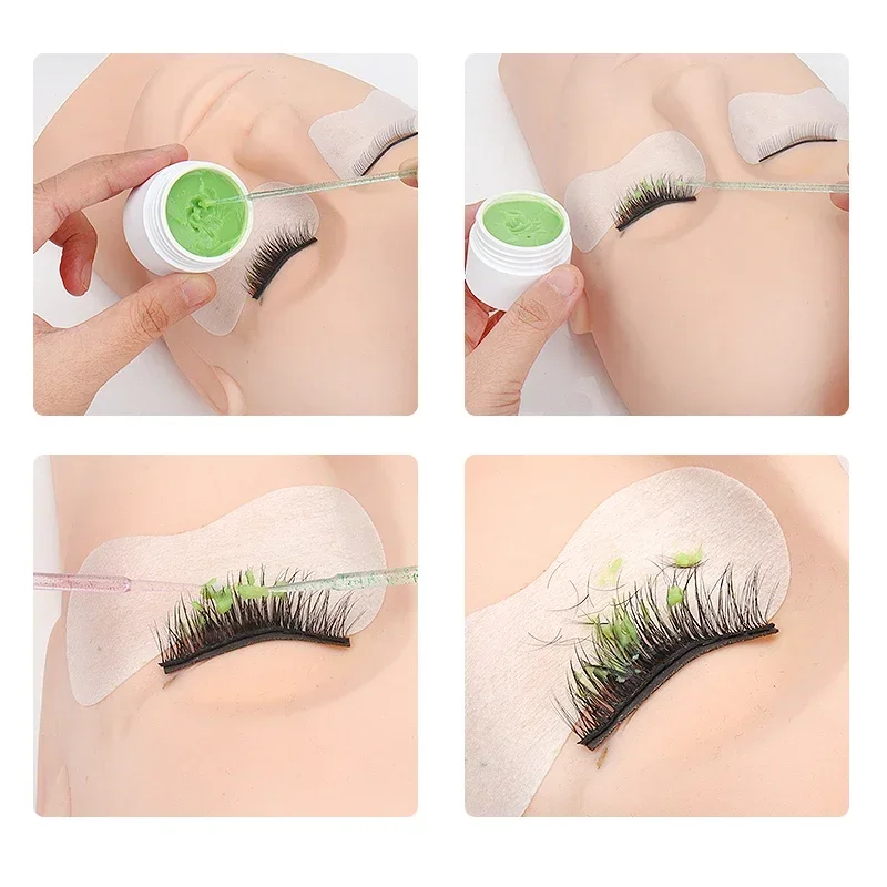 Sdotter-Micro brosse à mascara en cristal de poulet, baguettes applicateur de cils, écouvillon remodelé, pinceaux de maquillage pour extension de cils, 100 pièces