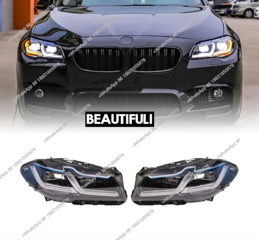 For  F10 Led Headlight Modified Head Lamp Head Light LED Daytime Running Lights For Led Headlight For Bmw F10 F18 2011-2017