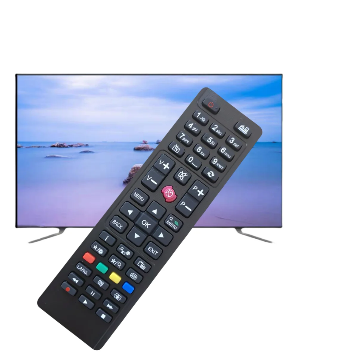 Nuevo control remoto universal apto para Telefunken T32FX287DLBP T32FX287DLBP-T2 T22FX275LPBS2-12V LCD LED TV