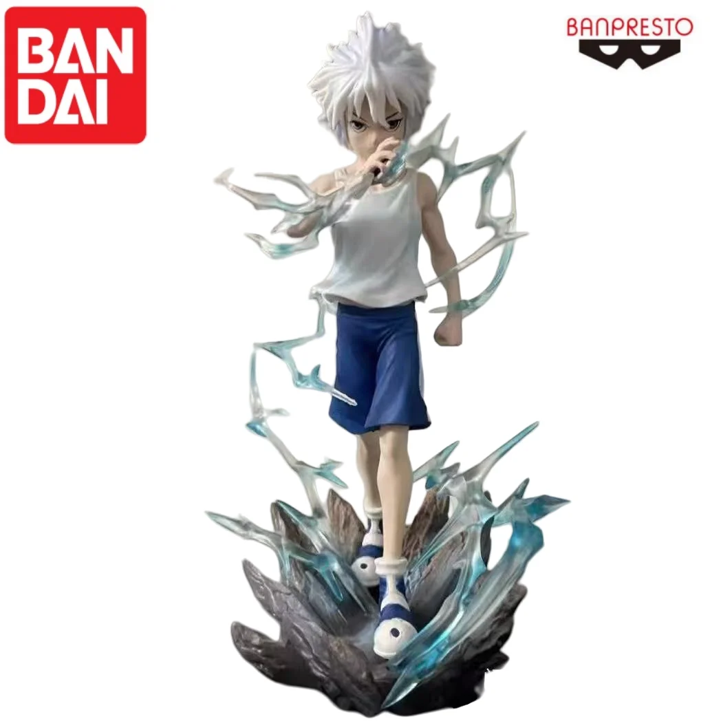 

Bandai в наличии, оригинальная кукла Banpresto Killua Zoldyck, новая фигурка в штучной упаковке, анимационные периферийные устройства, персонажи, гараж