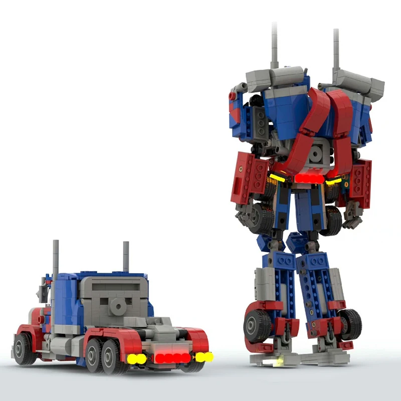 MOC – ensemble de blocs de construction de Robot à déformation créative, modèle de voiture de Transformation Mech, bricolage, Puzzle pour enfants, jouets d'assemblage, cadeau d'anniversaire pour garçons