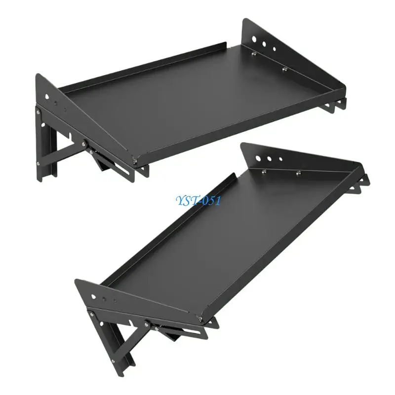 E15A 2pack Heavy Type Wall Shelves Foldable for Organizing Tool Equipment