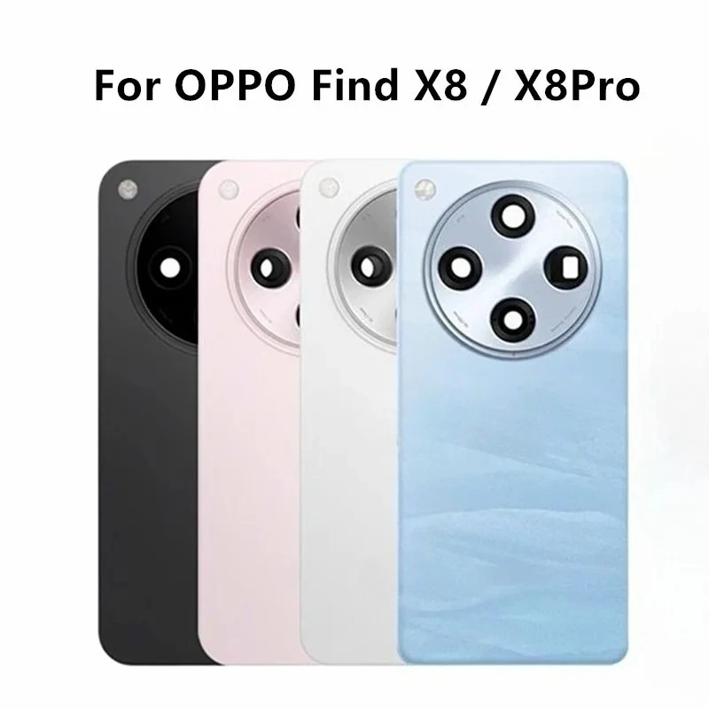 oppo-find-x8-x8pro用-a--ハウジング-バッテリーバックカバー-修理交換用-リアケース-カメラレンズ-cph2659-pkc130-pkc110
