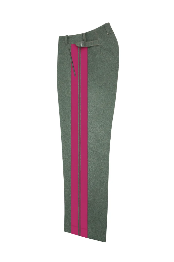 

GUWB-149 WWII German Heer General Staff Fieldgrey Wool Straight Trousers