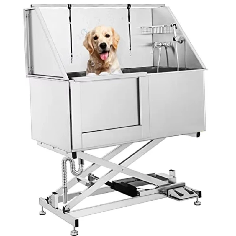 

Custom 304 Stainless Dog Bath, with Lifting Function