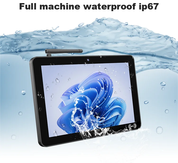 7 Inch Marine Displays Wintouch Ip67 1000cd/m2 1000 Nits High Brightness Screen Lcd Monitor with Antenna All in One Touch PC