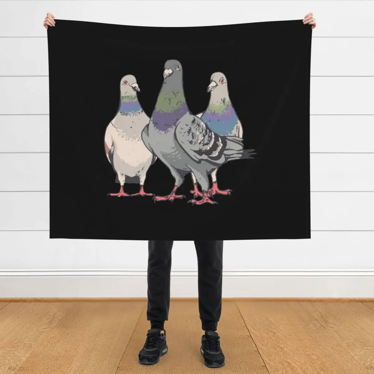 

Pigeons, pigeon breeding, pigeon fanciers Throw Blanket Beautifuls Luxury Brand Bed linens Blankets