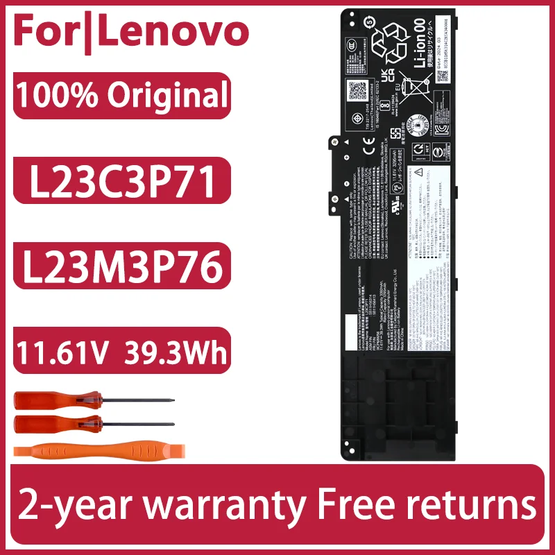 Оригинальный аккумулятор для ноутбука Lenovo ThinkPad T14/P14s Gen 5 L23C3P71 L23M3P76 SB11H56314 SB11H56315 5B11H56413 5B11H56414