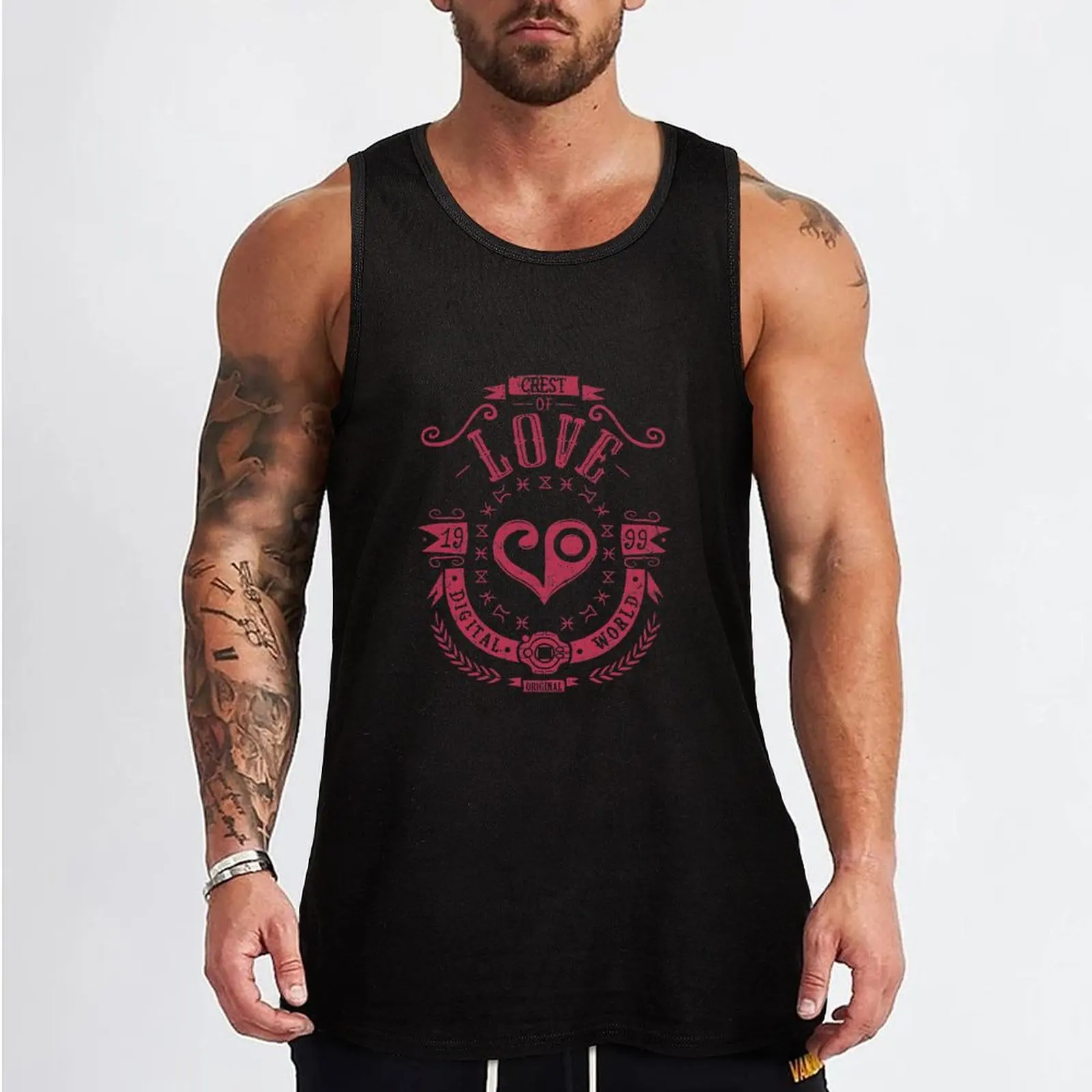 Crest of Love - Birdramon - Sora Tank Top Vest muscular man