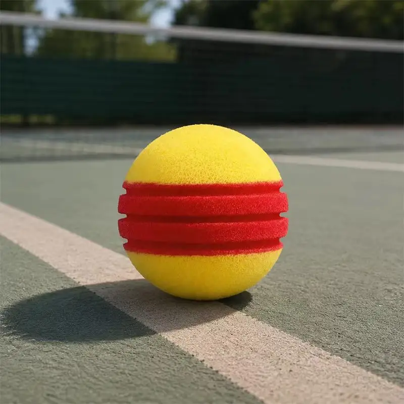 1/3/5Pcs Beginner Pickleball Foam Balls Quiet Low-Impact Sponge Training Kits for Daily Racket Sport Exercise