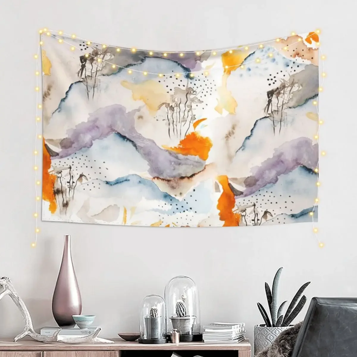 marmalade mountians Tapestry Decorative Wall Anime Decor Home Decorations Aesthetic Tapestry