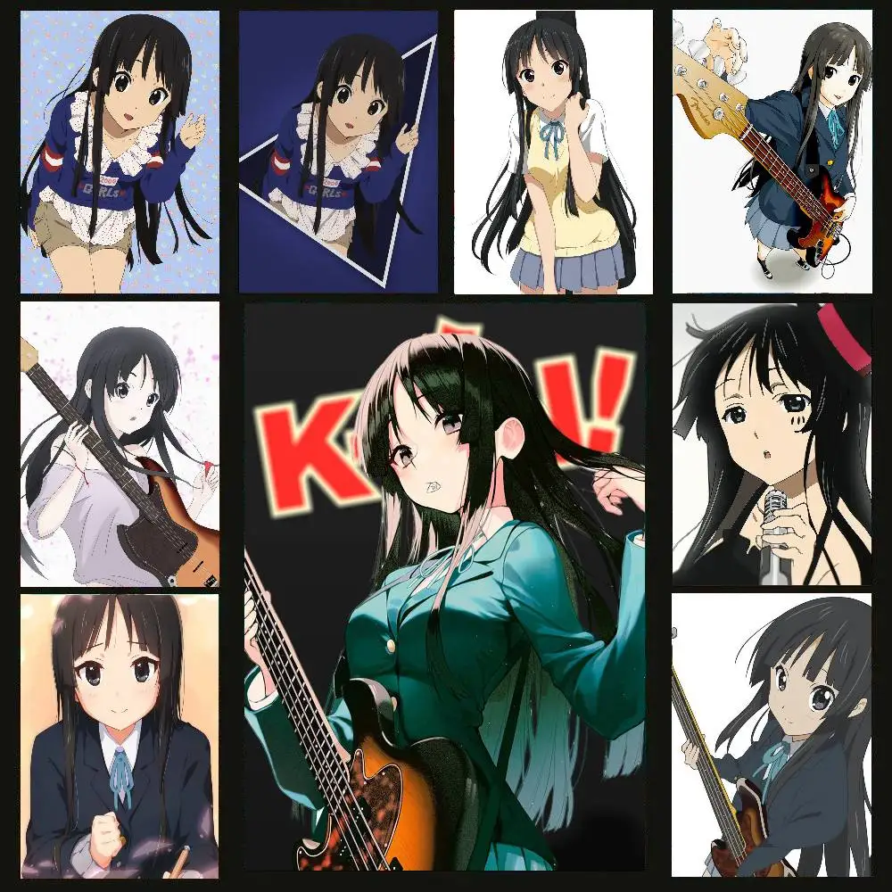 Mio Akiyama Anime K-ON! Poster Posters Decorative Paintings Study Bedroom Bar Background Wall Murals Gifts