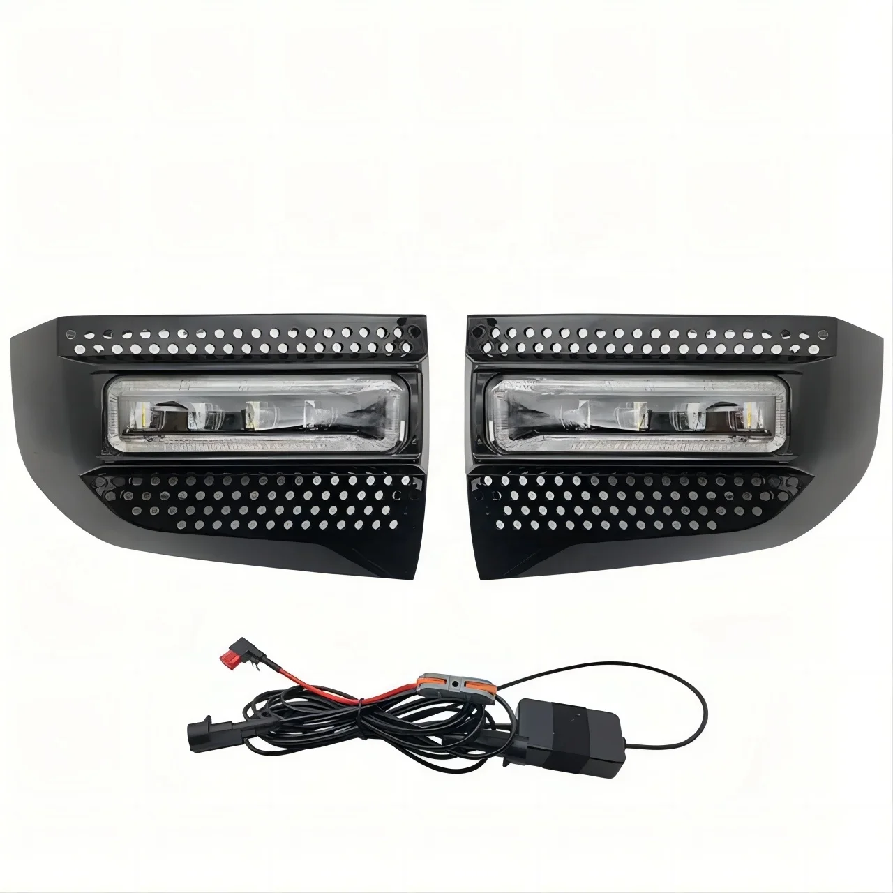 For Land Rover Defender 2020 2021 2022 Non-destructive installation Car LED Fog Lights Kit Daytime Running Light Fog Lamp