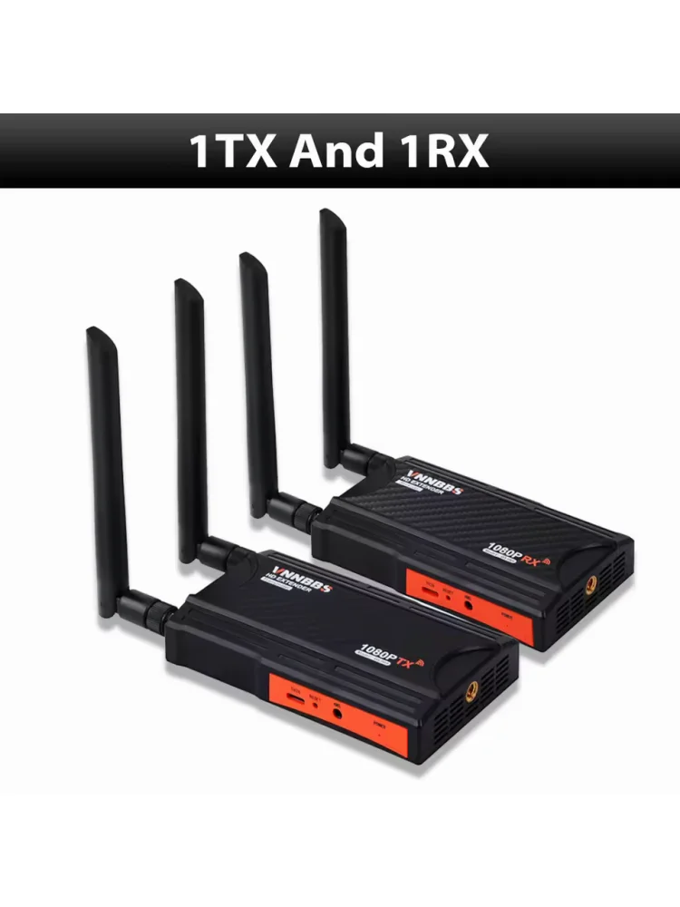 200m Wireless Extender 1 2 3 4 Screen Share 250m Wireless HDMI Video Transmitter and Receiver for STB Camera PS4 Laptop PC To TV