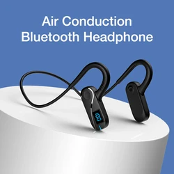 EARDECO Air Conduction Fone Bluetooth Earphones Wireless Headphones Sports TWS Wireless Bluetooth Headset Earbuds with Mic Bass