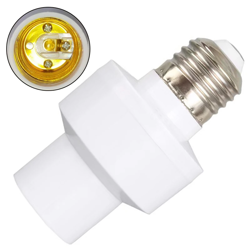 360-Degree Induction Motion Sensor Smart Bulb Socket Switch LED Night Lamp Socket Base E27 LED Lamp Holder