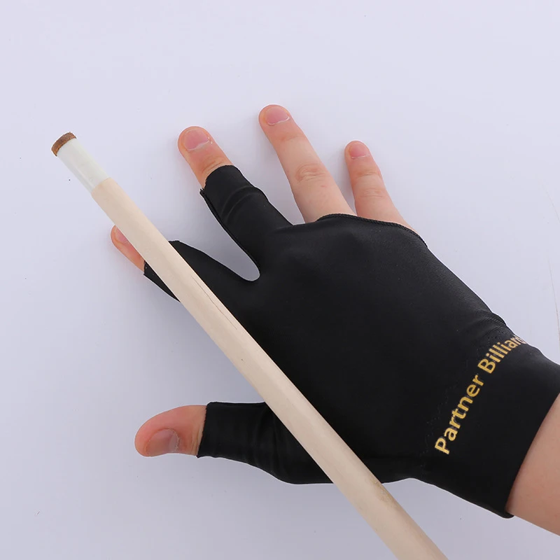 1PCS Billiard Three-finger Gloves Anti Skid Snooker Billiard Cue Glove Left Right Hand Unisex Gloves