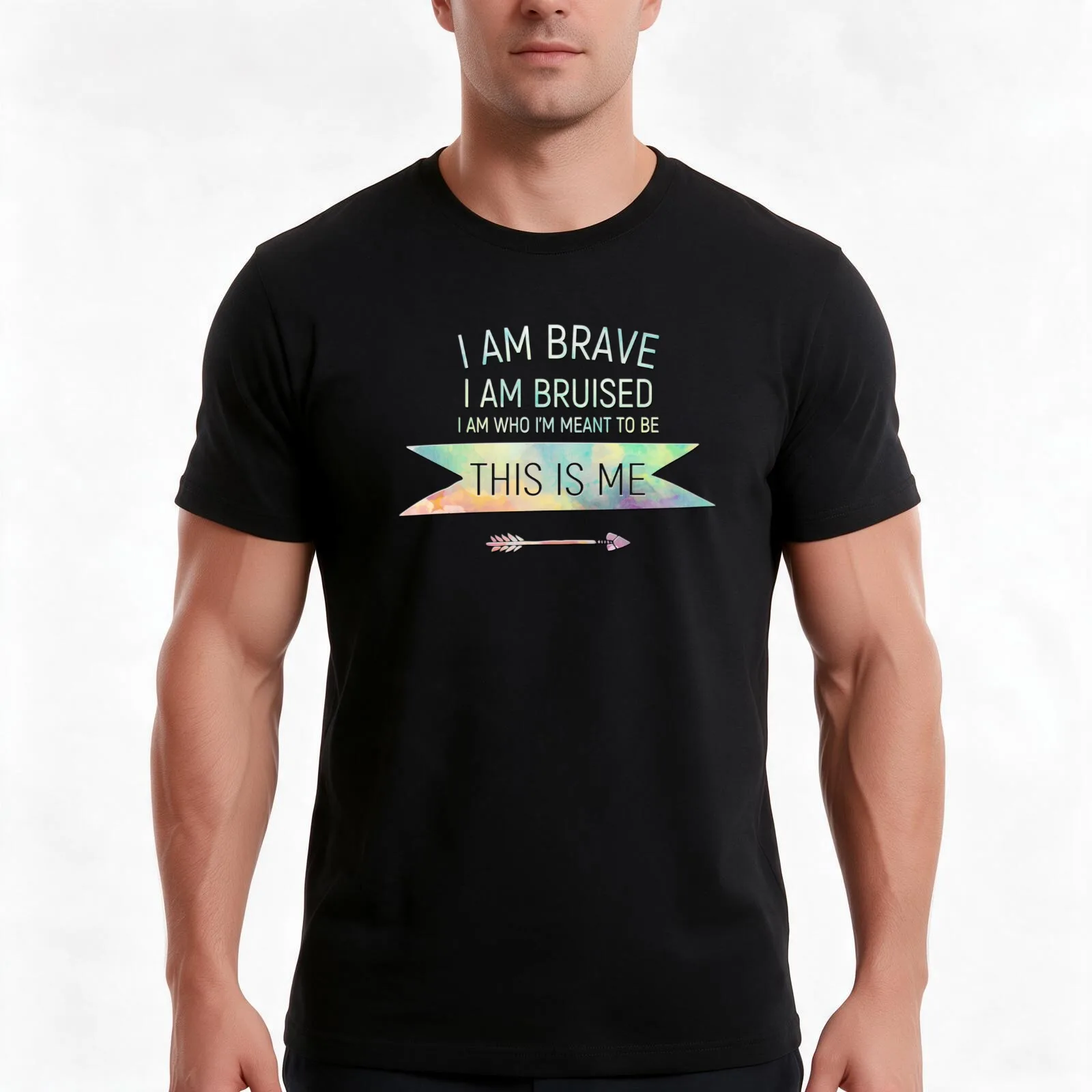 This Is Me - Version 3 T-Shirt, Summer Casual Cotton Tee, Oversized Streetwear Tops, Vintage Graphic Print, Unisex Men Women