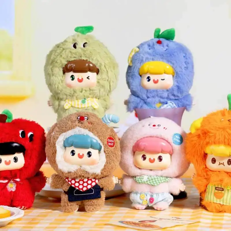 

Cute Fansz Roro Jump Sweetie Fruity Series Blind Box Bag Charm Desktop Exquisite Ornament Trendy Toys Mystery Box Surprise Gifts