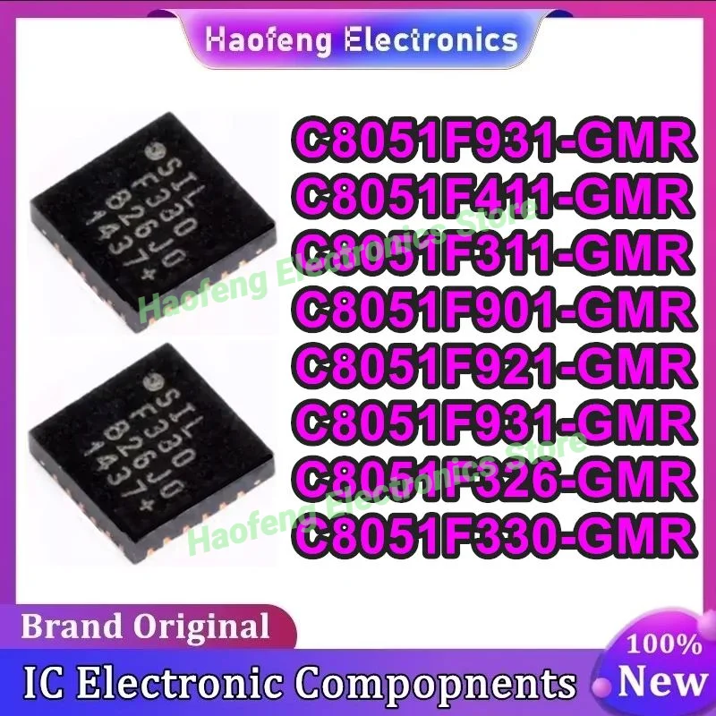 

5 шт. C8051F931-GMR C8051F411-GMR C8051F311-GMR C8051F901-GMR C8051F921-GMR C8051F931-GMR C8051F330-GMR C8051F326-GMR QFN28 новый