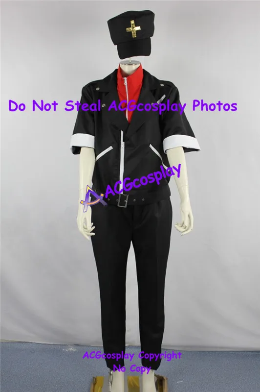 

Gundam Duo Maxwell Cosplay Costume acgcosplay include cap