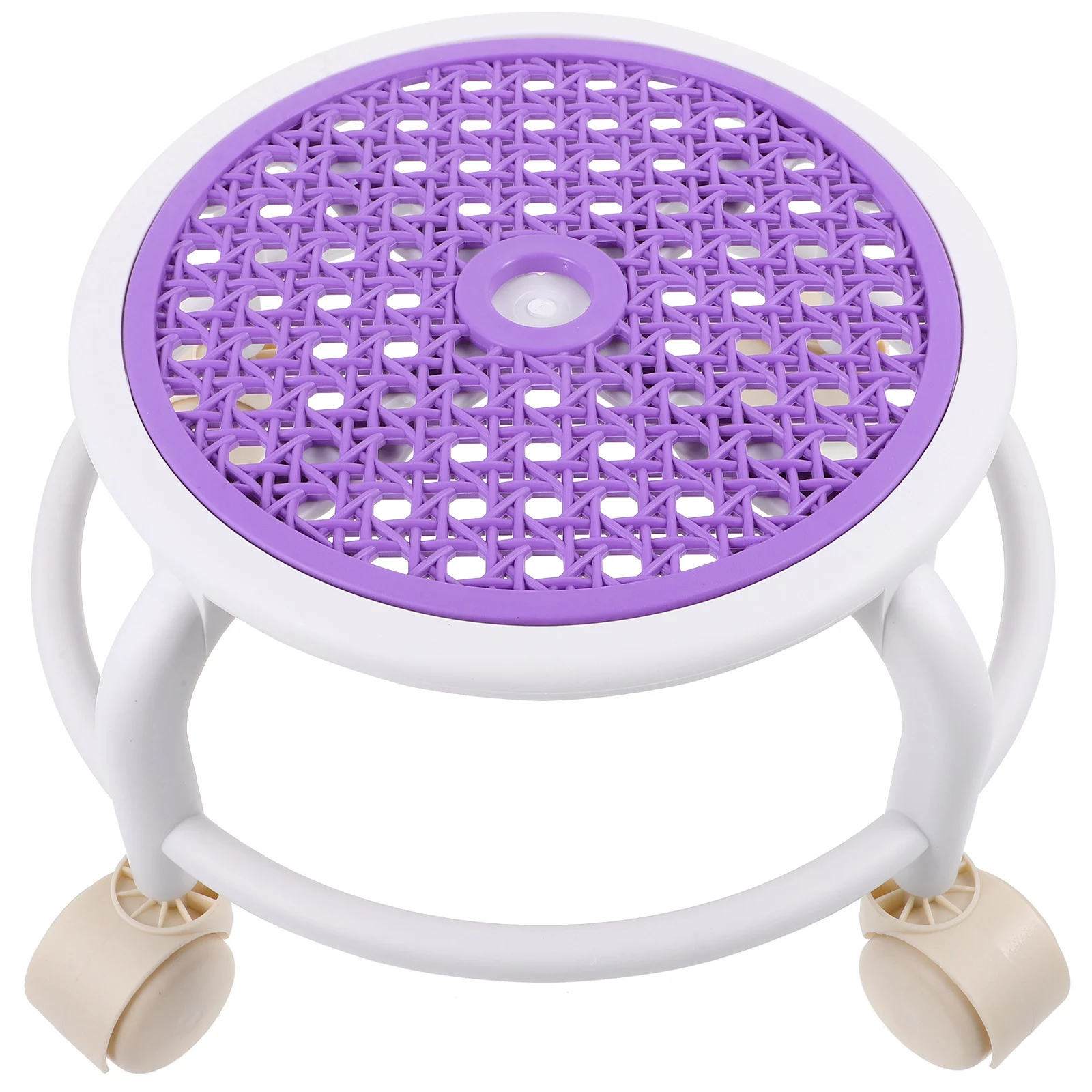 

Поворотный табурет на колесиках, круглый маленький табурет, стул для педикюра, спа-использование, легкий пластиковый материал, легко перемещаемый подставка для ног под столом