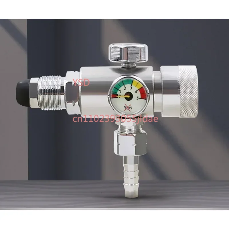 

Латунный регулируемый редукционный клапан для кислорода, ацетилена пропану — резьба 8 мм с регулятором манометра