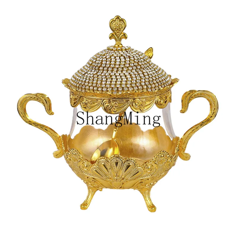 

PYH Sugar Cup Sugar Box Seasoning Jar Salt Jar Pepper Box with Lid Single Pack Household High-end Kitchen BBQ Supplies