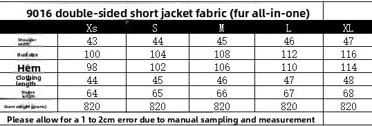 Europejska i amerykańska kurtka motocyklowa na jesień i zimę 2025, krótka, ocieplana futrem, w stylu streetwear, dostępna w wielu kolorach.