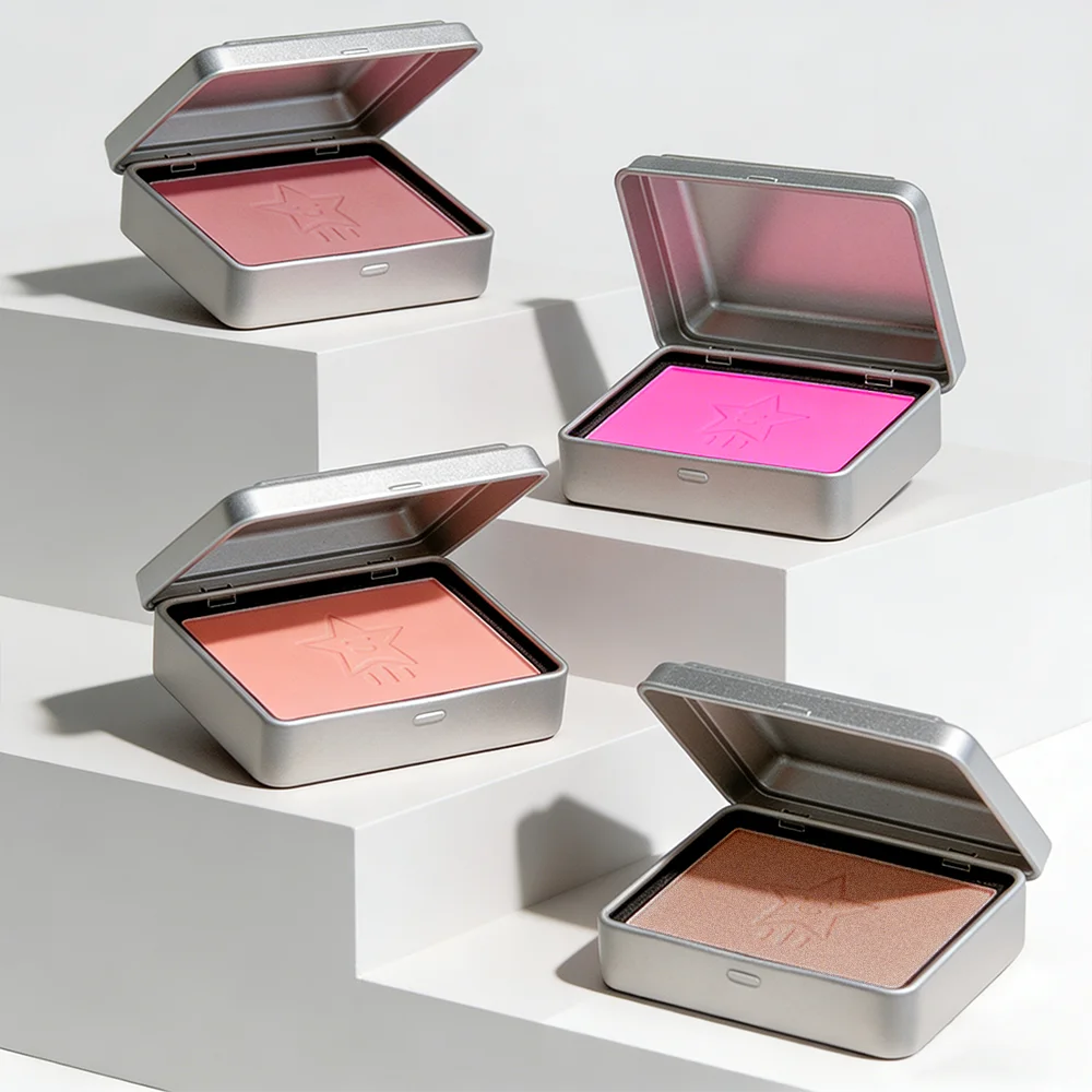Portable HISYI Star Blush Compact, Travel-Friendly Matte Blush for Daily & Party Makeup