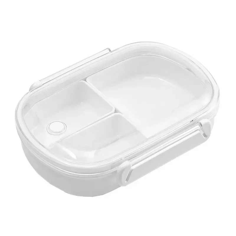 Lunch Box Bento Plastic Microwave Safe Refrigerator Salad Fruit Tray Container Keep Fresh Compartment Bowl 950ML