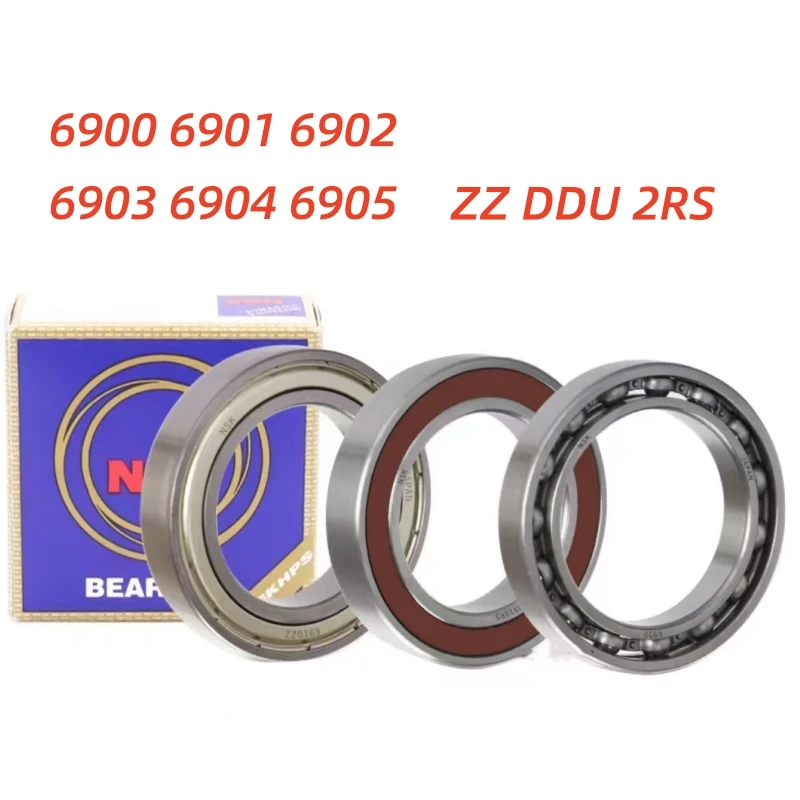 

2/5pcs Japan thin-walled deep groove ball bearing 6900 6901 6902 6903 6904 6905, ZZ,DDU,2RS bicycle parts.