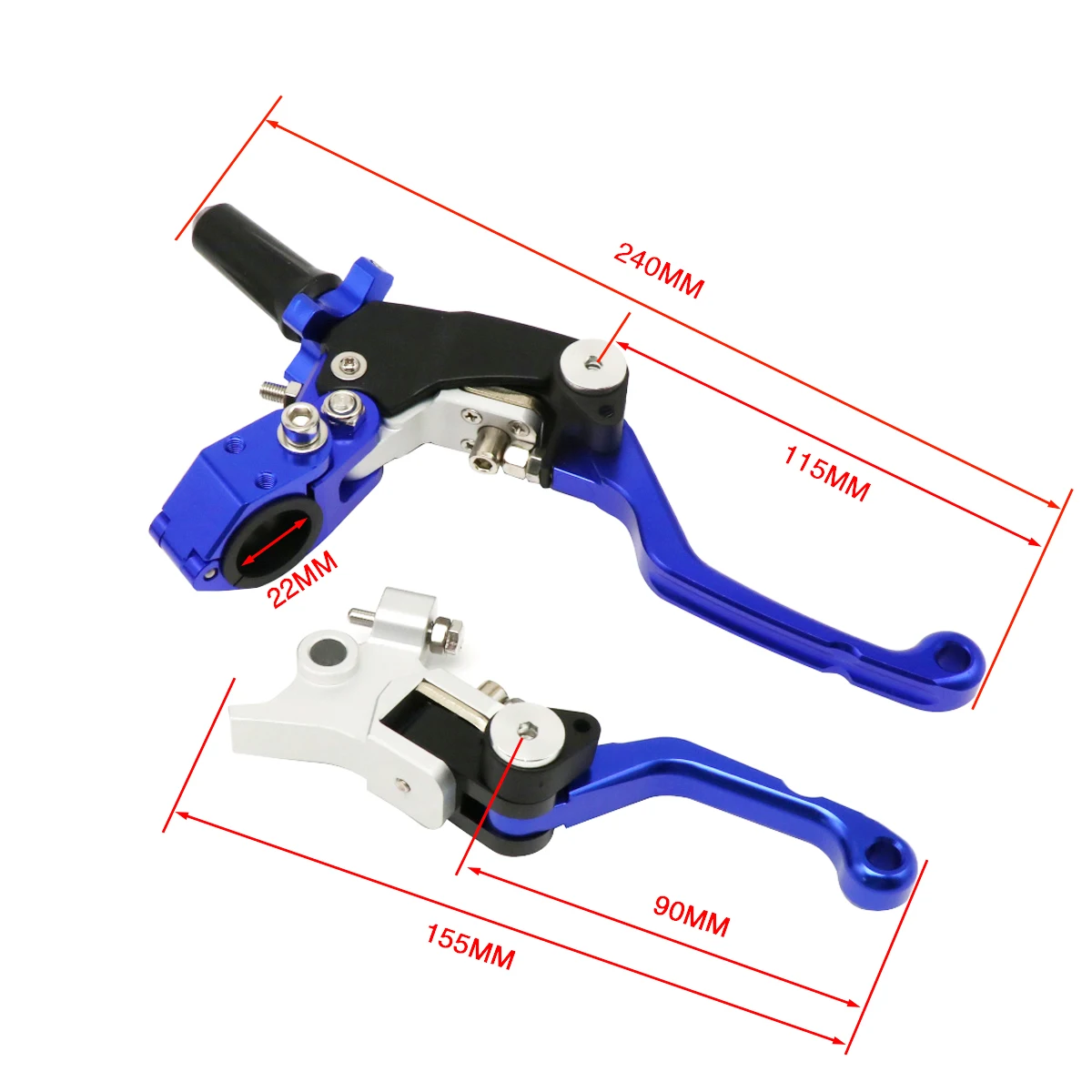 ZSDTRP Foldable Handle Motorcycle Modified CNC Handles Clutch Brake Lever For KT XC XCF EXC SX For Husqvarna FC FX TC TX 150-500