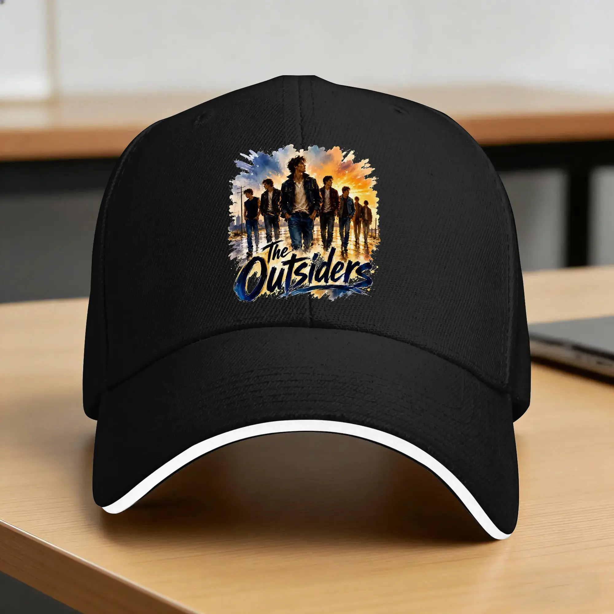 The Outsiders Greasers Sun Baseball Cap  Spring Casual Trucker Hat For Men Women Kpop Rock Snapback Cap
